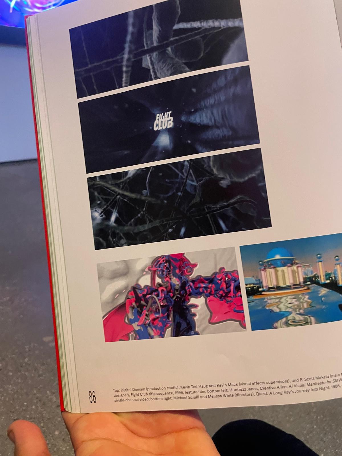 LACMA Digital Witness book featuring Huntrezz work